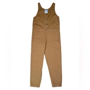 Jungmaven Button Front Jumper, Size Large, Coyote color